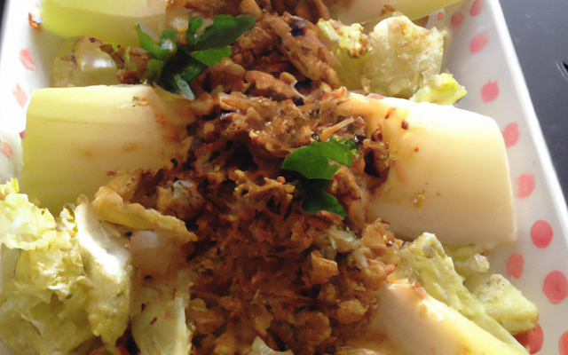 Crumble d'endives confites au curry