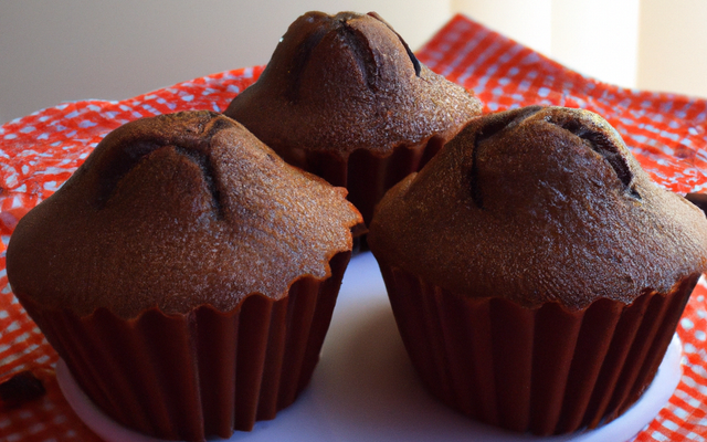 Muffins moelleux  aux pépites de chocolat