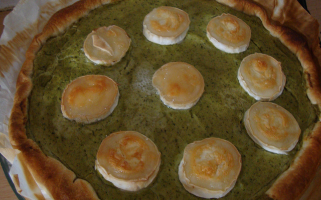 Tarte broco-chèvre