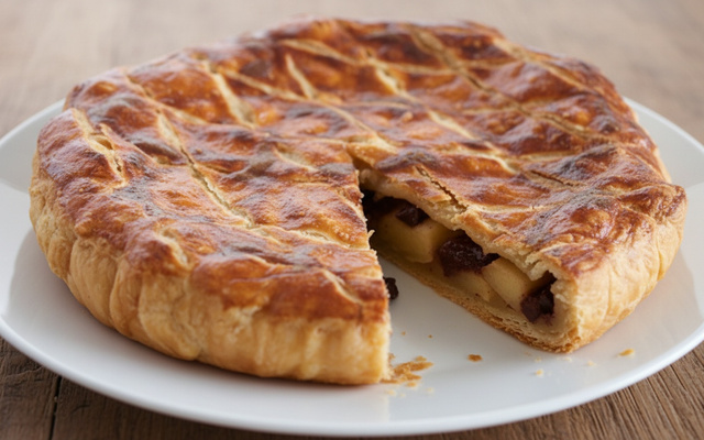 Galette pomme chocolat