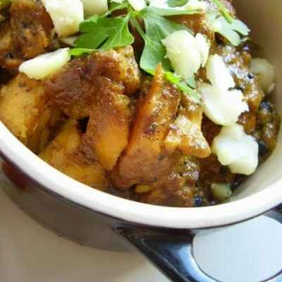 Curry de haddock aux noix de macadamia