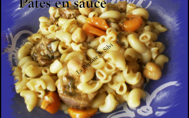 Pâtes en sauce