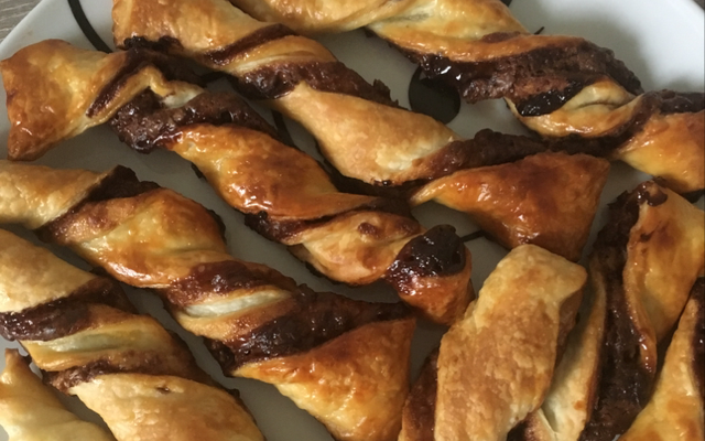 Torsades au Nutella et pépites de chocolat