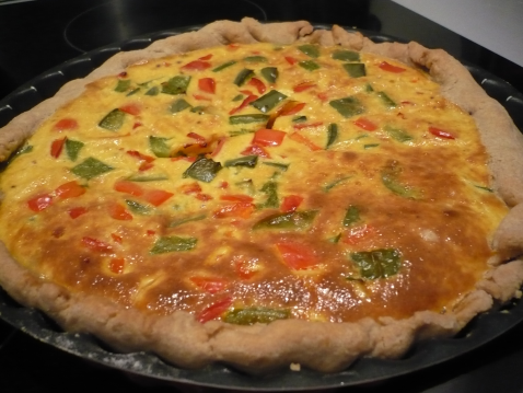 Tarte aux poivrons