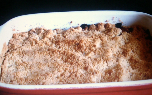 Crumble coloré de légumes fondants au romarin