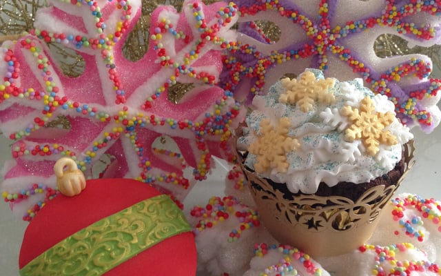 Cupcake au chocolat communion