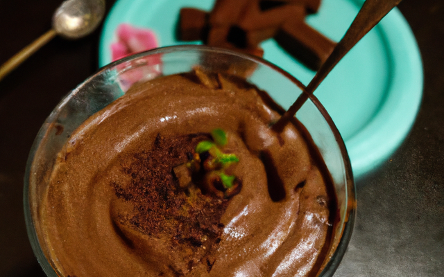 Mousse au chocolat allégée économique