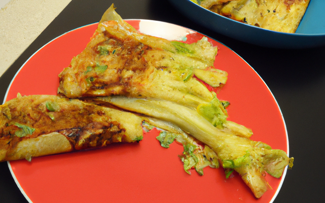 Crêpes aux endives braisées et maroilles