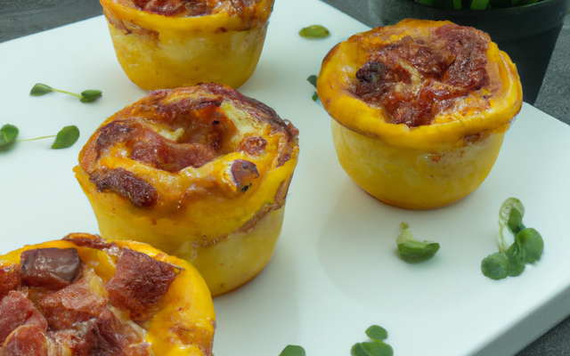 Minis soufflés au chorizo