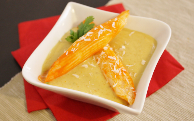 Coraya Suprêmes langouste, crème de lentilles corail au lait de coco