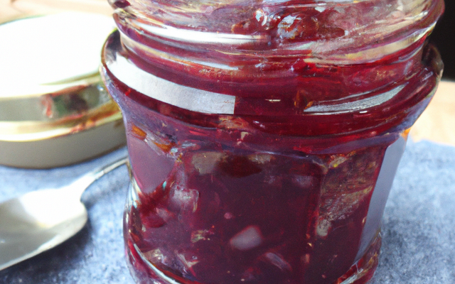 Confiture d'oignons à la grenadine