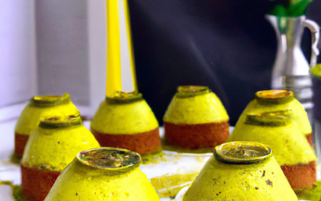 Mini-cake citron-pistache