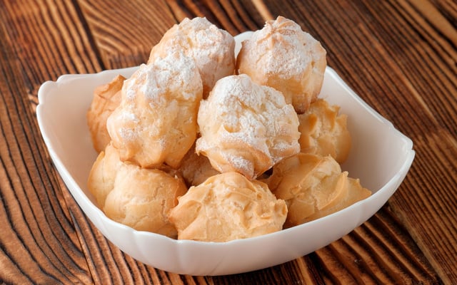 Petits choux sans œufs