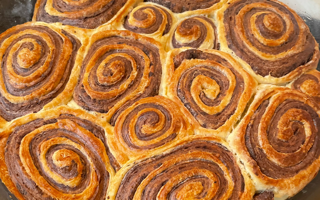 Brioche marbrée au chocolat