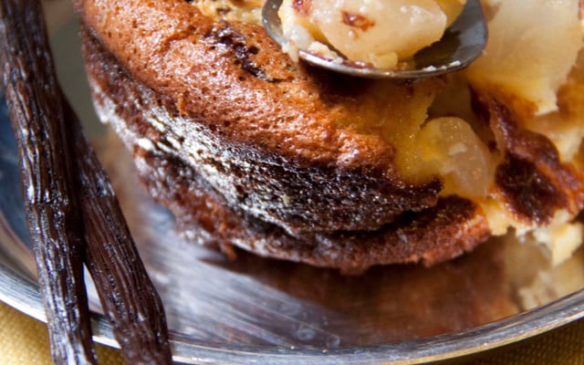 Clafoutis poire chocolat