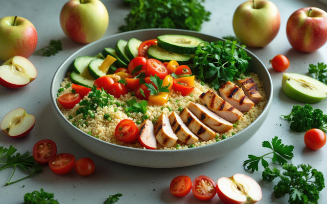 Taboulé original aux pommes