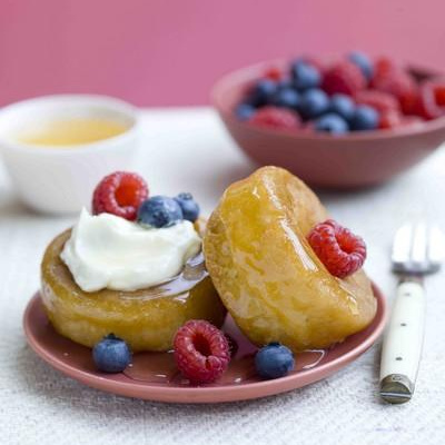 Petits babas au citron et au miel de Tilleul