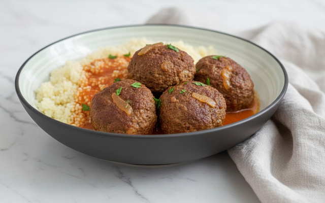 Boulettes de bœuf à la marocaine