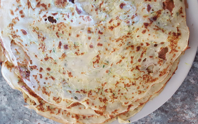 Crêpe de courgette