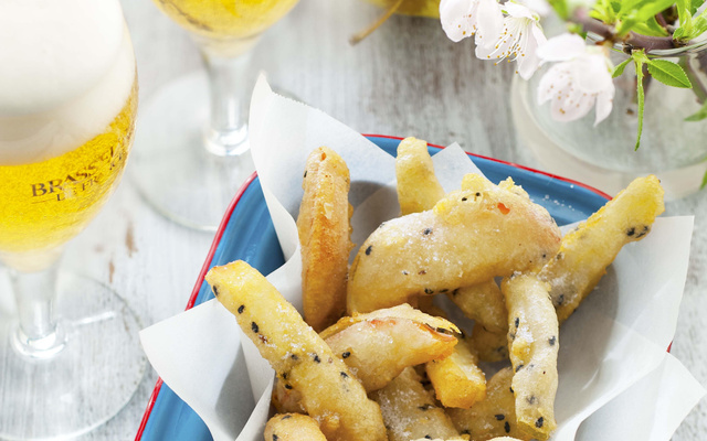 Tempura de pommes