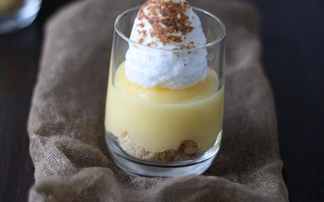 Tarte au citron en verrine