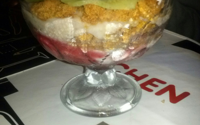 Verrines framboise spéculos