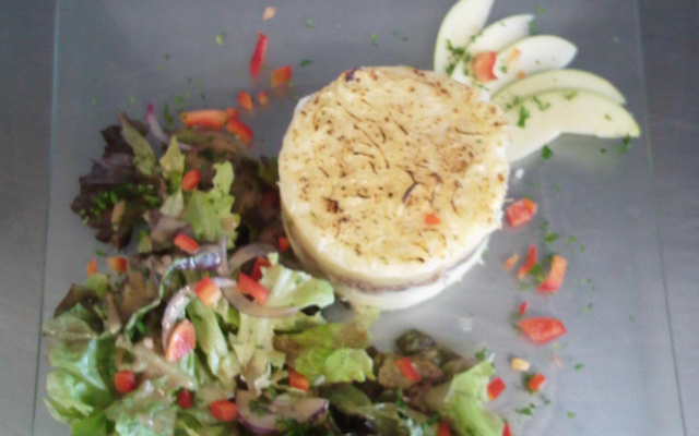 Parmentier de confit de canard aux pommes