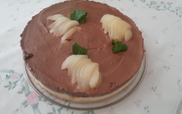 Bavarois poire chocolat