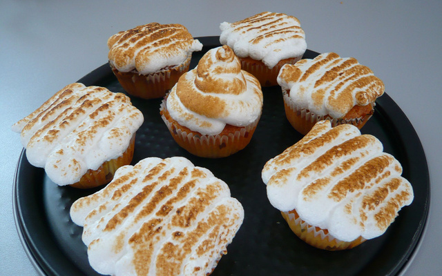 Cupcake citron meringue