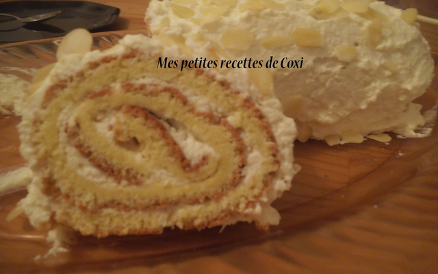 Bûche de Noël à la coco