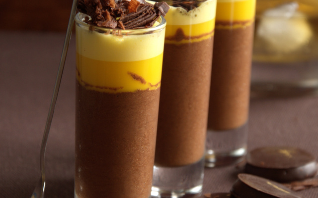 Petits pots de moka onctueux à la crème de whisky