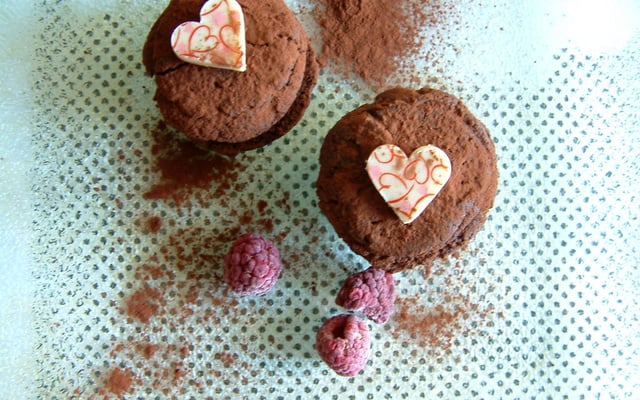 Whoopies framboise chocolat