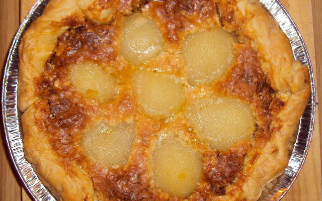 Tarte gingembre poire