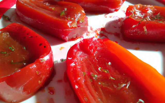 Geléé de poivrons rouge