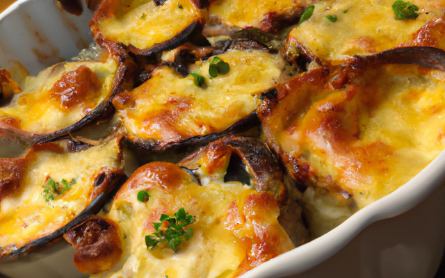 Pinces de tourteaux gratinées