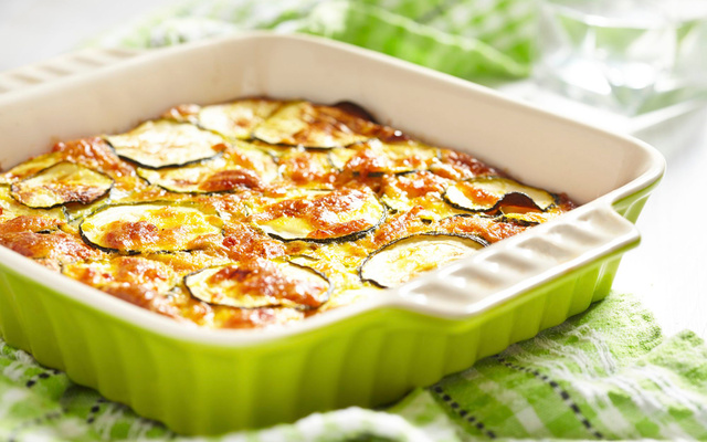 Gratin de courgettes façon flan
