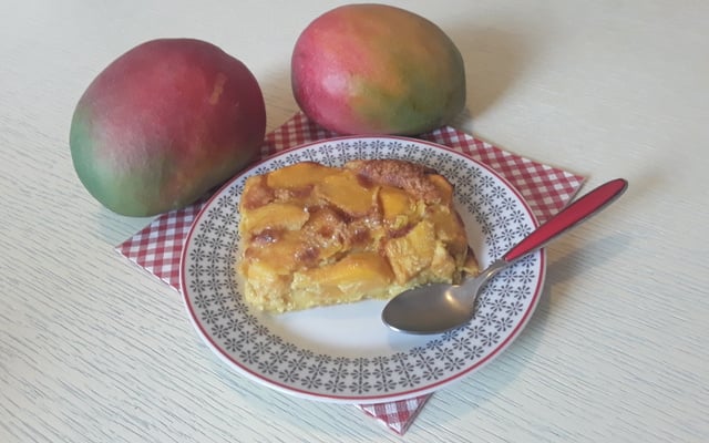 Clafoutis à la mangue facile
