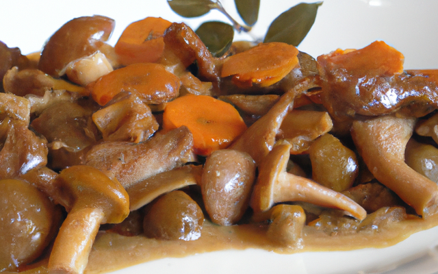 Poêlée d'andouillette aux girolles
