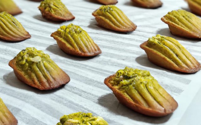 Madeleine à la pistache