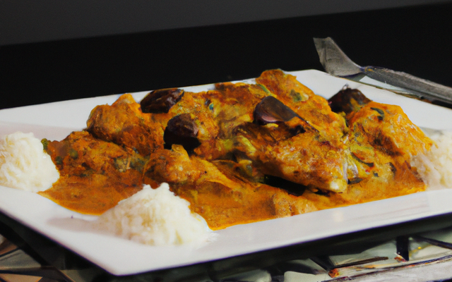 Poulet colombo aux épices et piment