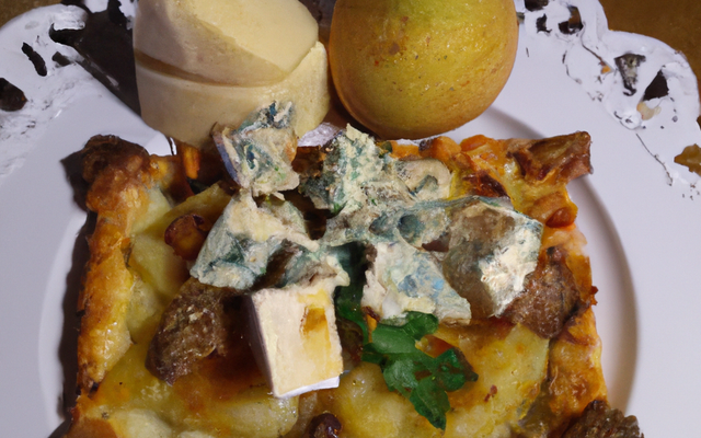 Brick au roquefort et poire