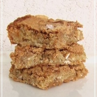 Carrés crousti-fondants à la pomme