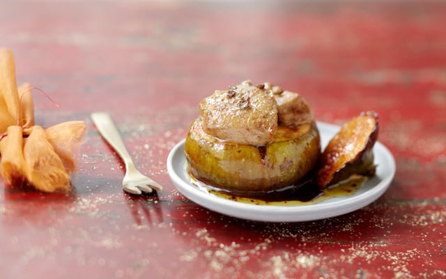Figues farcies au foie gras frais du Sud-ouest