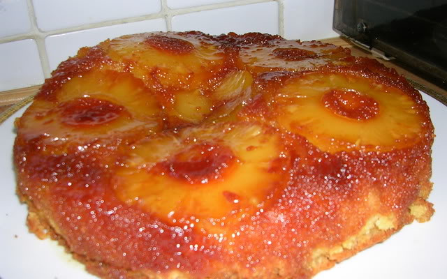 Gâteau caramélisé à l'ananas