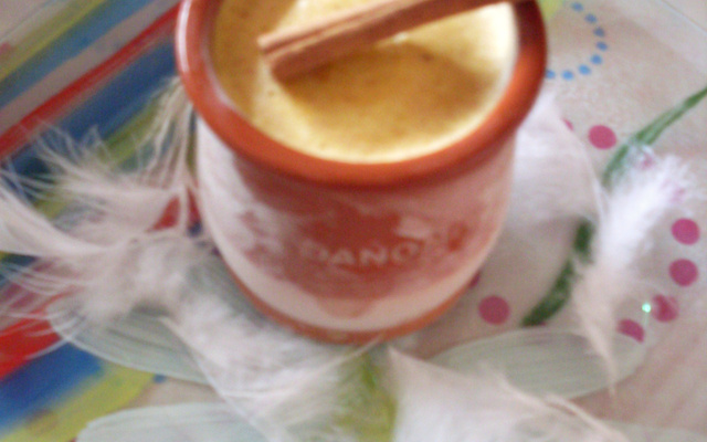 Glace à la canelle