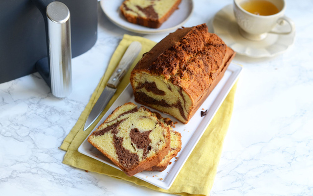 Cake marbré au au Air Fryer