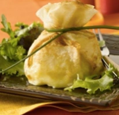 Petits pannequets de lotte et de maroilles Fauquet