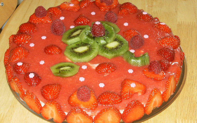 Entremet fraise citron vert au philadelphia et spéculoos