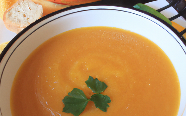 Soupe de potiron rapide