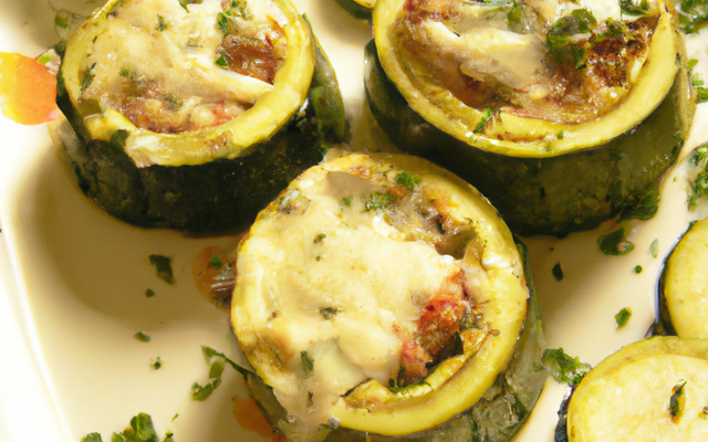Courgettes farcies au reblochon